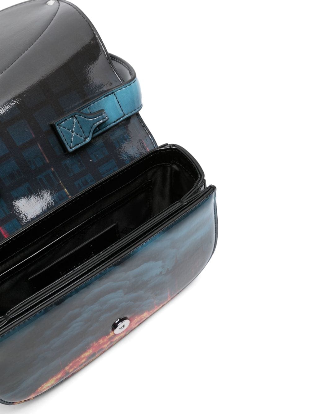 Diesel DIESEL 1DR POLY FLAME PRINT SHOULDER BAG - Image 5
