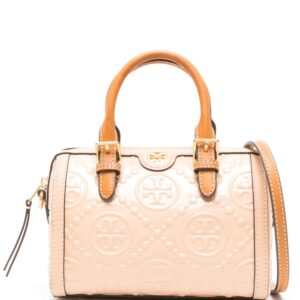 Tory Burch T Monogram patent tote bag