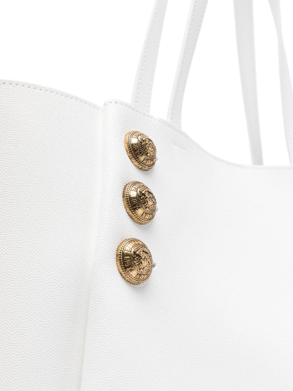 Balmain Emblème leather tote bag - Image 4