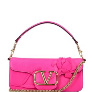 Valentino Garavani Locò floral-appliqué shoulder bag