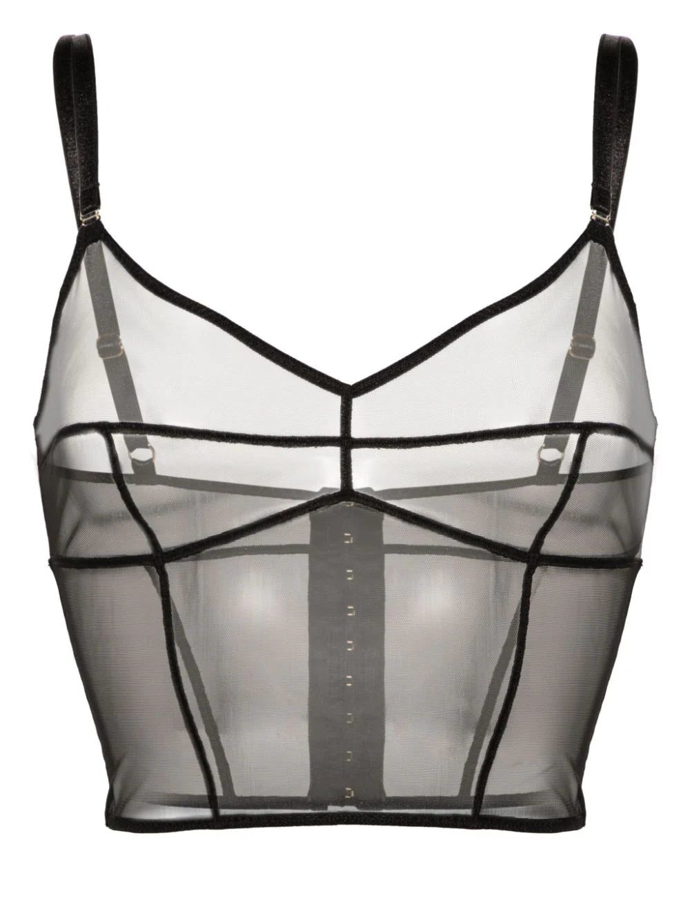 Murmur Haze panelled mesh bra