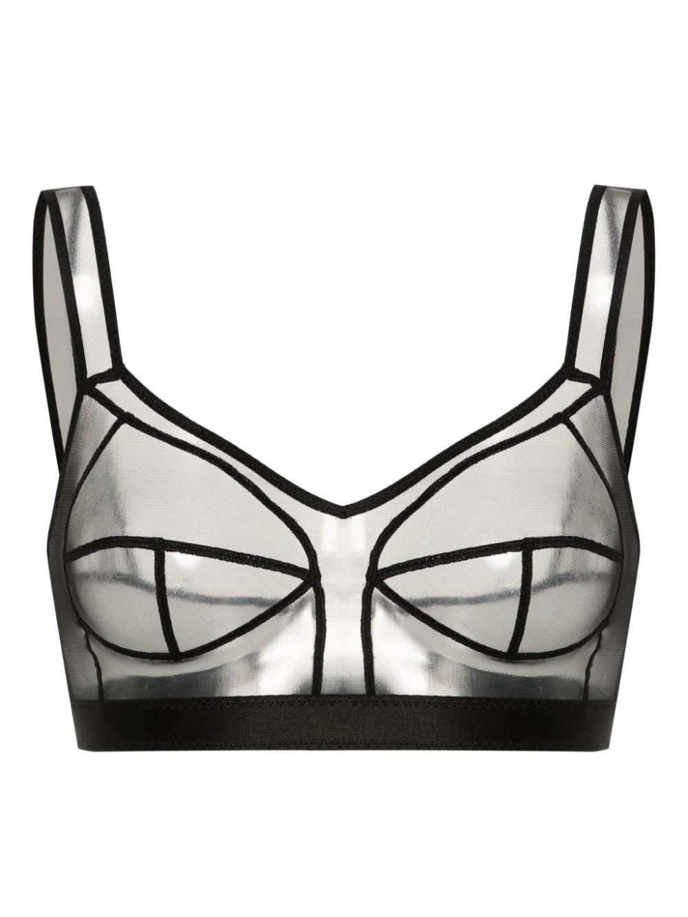 Murmur Sculpt panelled mesh bra