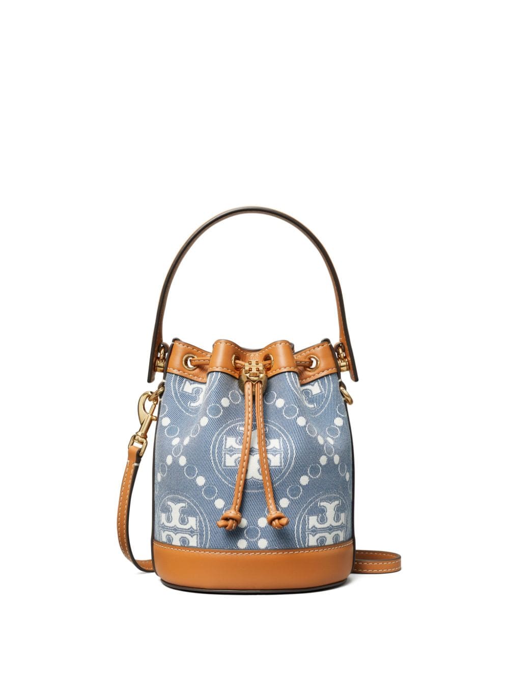 Tory Burch T Monogram denim mini bag