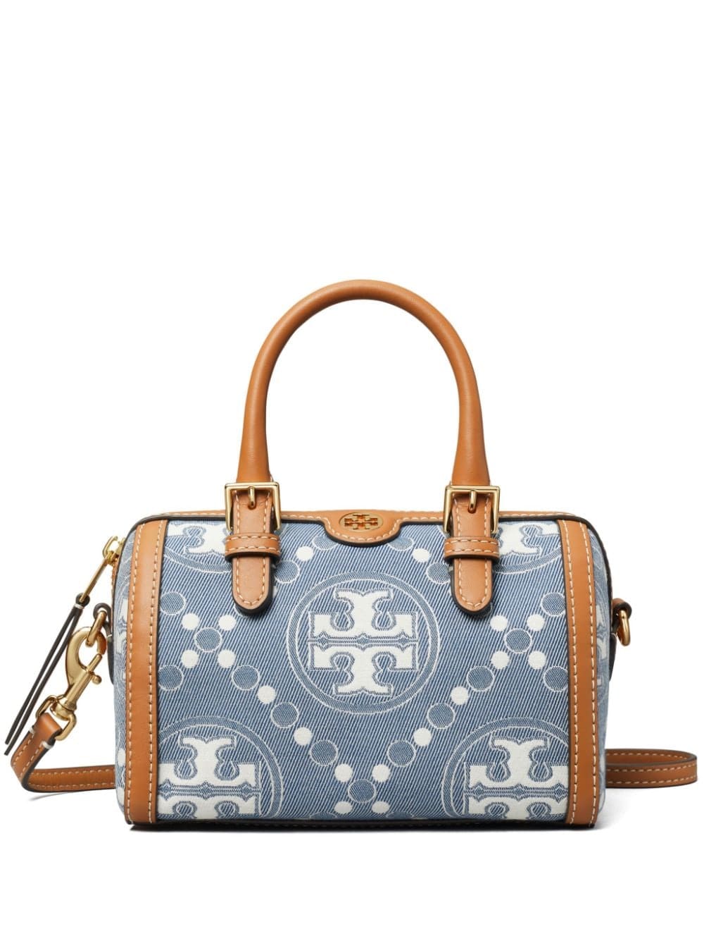 Tory Burch T Monogram denim tote bag