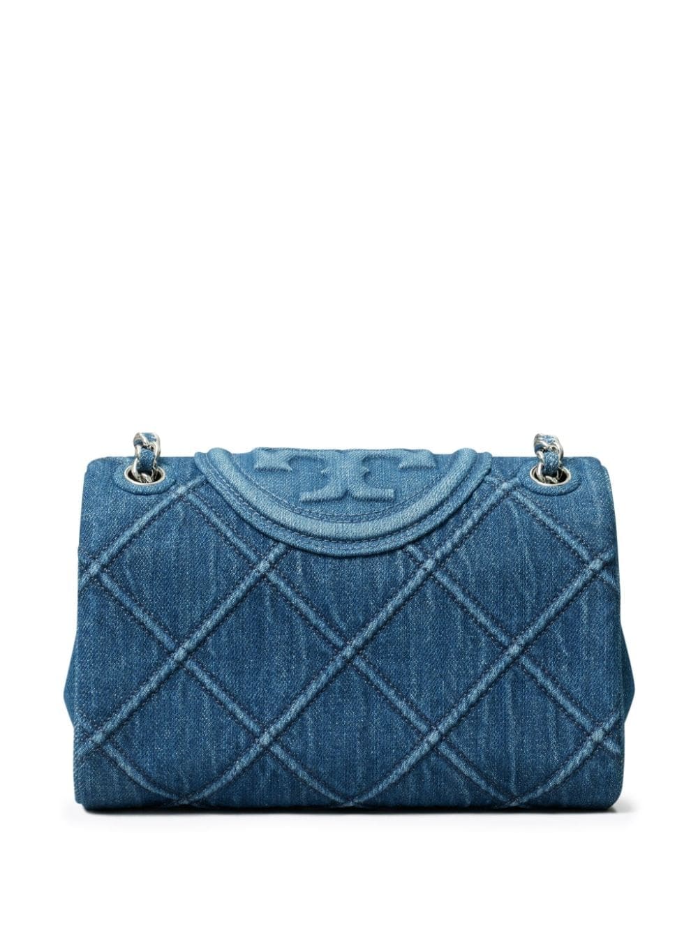 Tory Burch small Fleming denim shoulder bag - Image 4