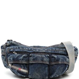 Diesel Re-Edition Travel 3000 denim shoulder bag