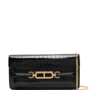 TOM FORD Whitney crocodile-embossed shoulder bag