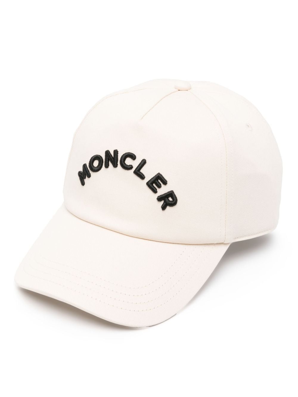 Moncler logo-embroidered cotton hat