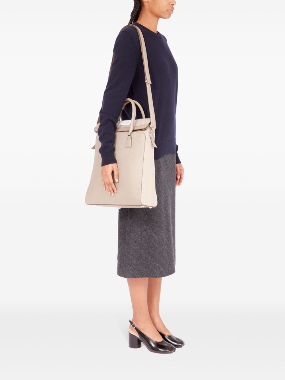 Maison Margiela 5AC Daily leather backpack - Image 3