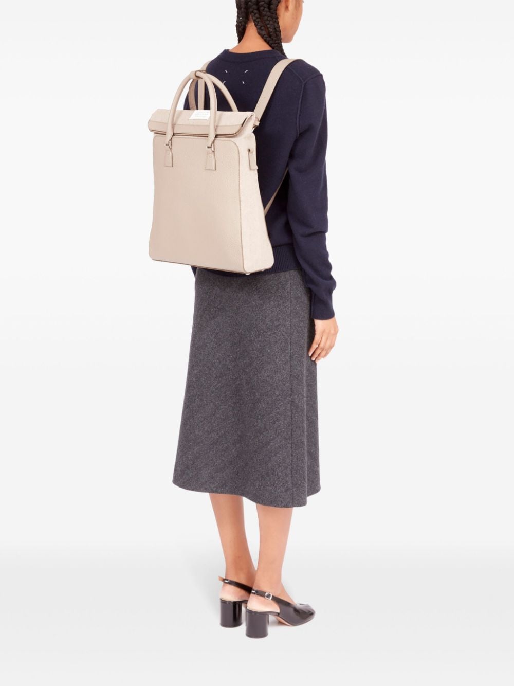 Maison Margiela 5AC Daily leather backpack - Image 2