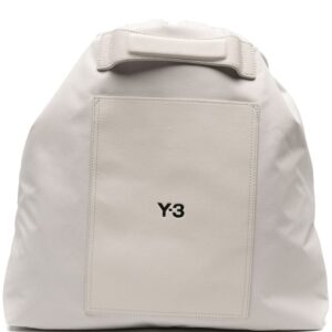 Y-3 logo-print drawstring backpack