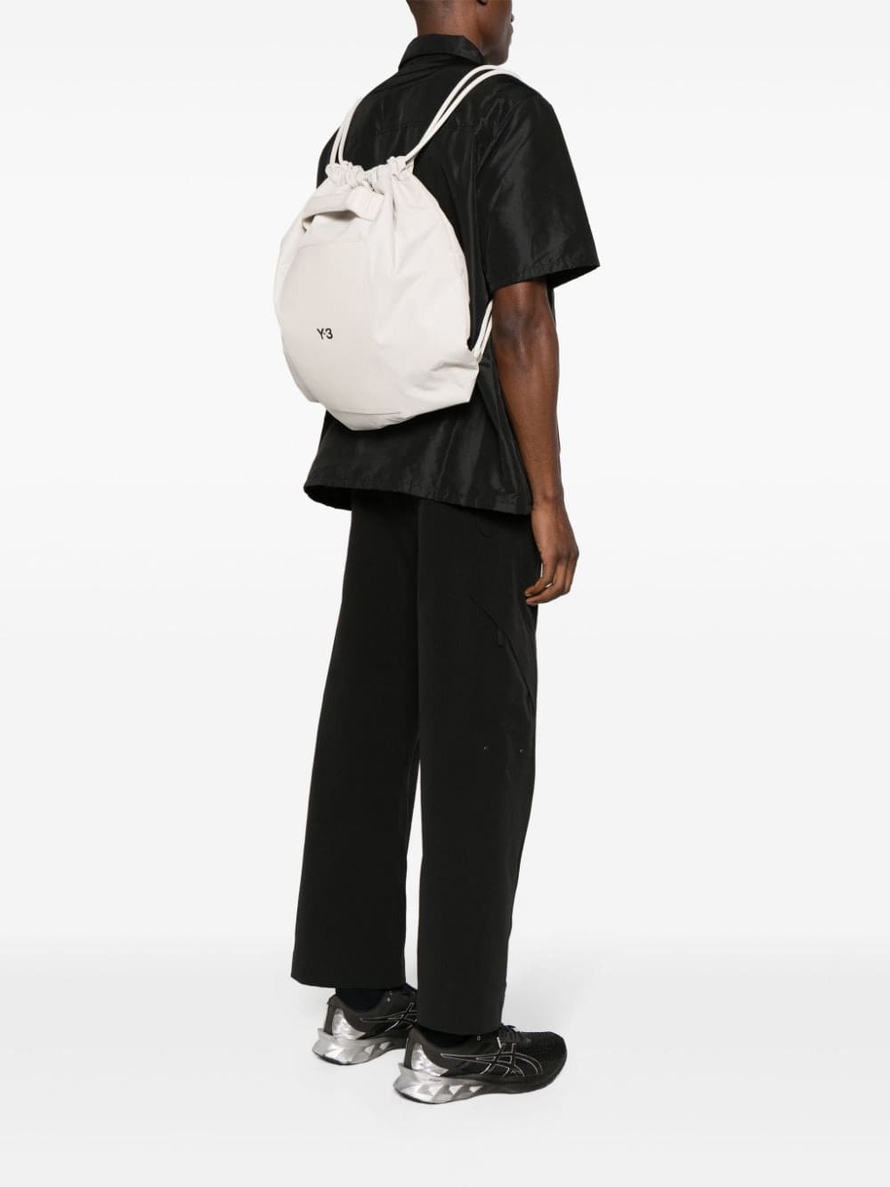 Y-3 logo-print drawstring backpack - Image 3