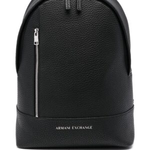 Armani Exchange logo-plaque backpack