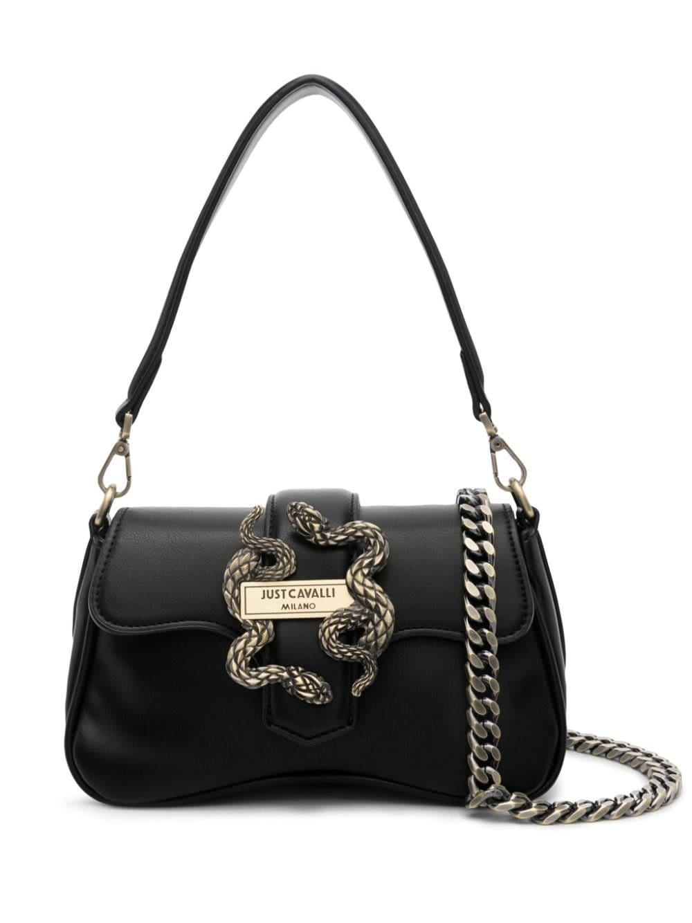 Just Cavalli logo-plaque mini bag