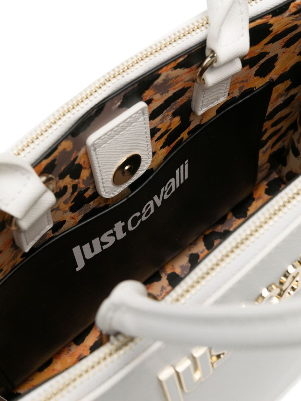 Just Cavalli Range B logo-lettering tote bag - Image 4