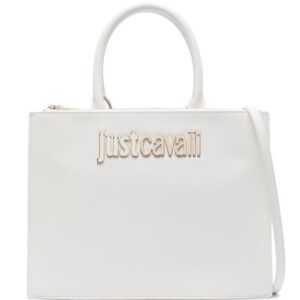 Just Cavalli Range B logo-lettering tote bag
