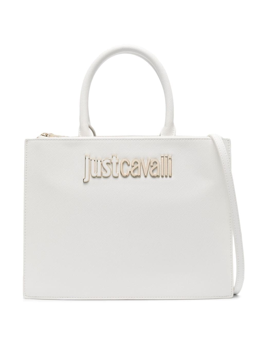 Just Cavalli Range B logo-lettering tote bag