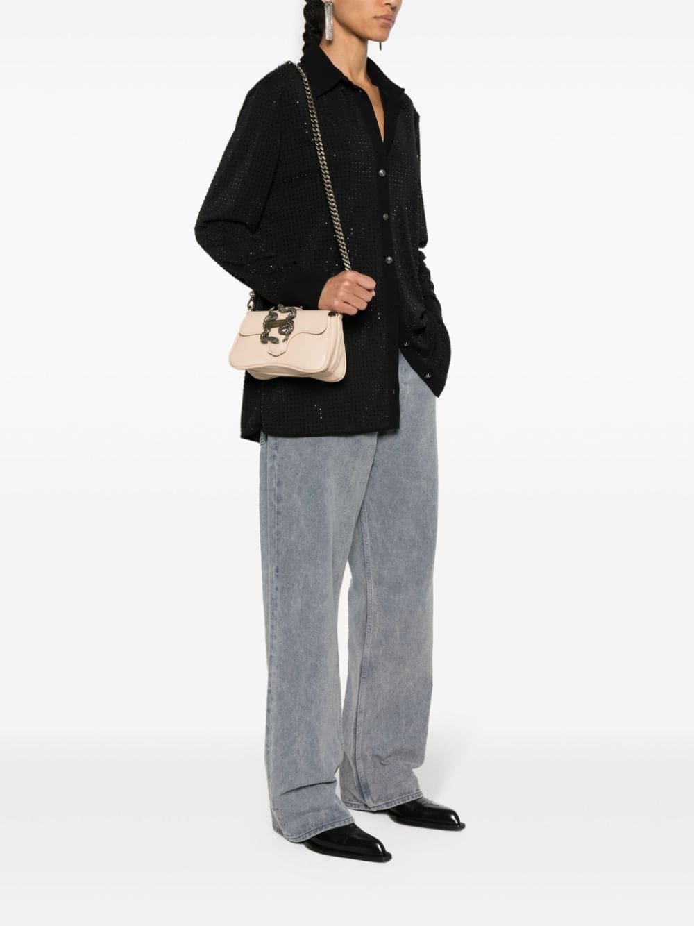 Just Cavalli logo-plaque mini bag - Image 2