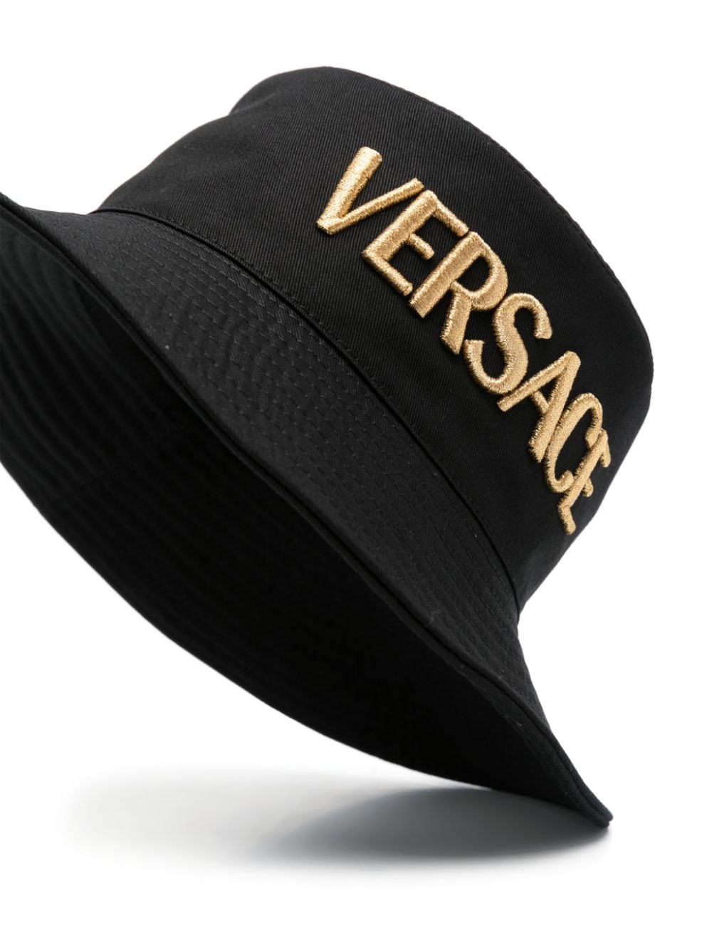 Versace embroidered-logo cotton bucket hat - Image 2