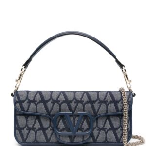 Valentino Garavani Locò Toile Iconographe denim shoulder bag