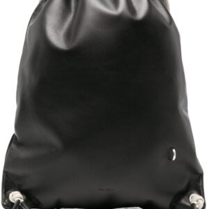 Rick Owens drawstring leather backpack