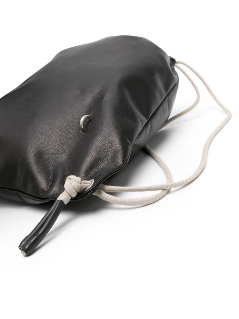 Rick Owens drawstring leather backpack - Image 4