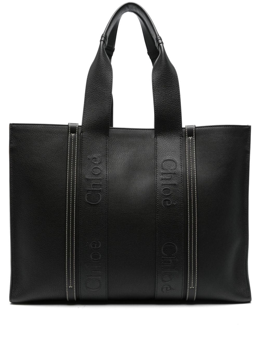 Chloé medium Woody leather tote bag