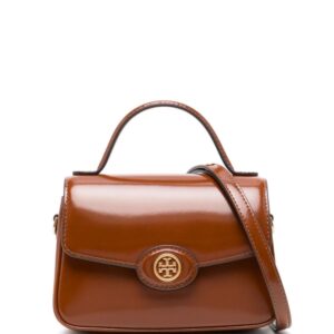 Tory Burch Robinson logo-plaque shoulder bag