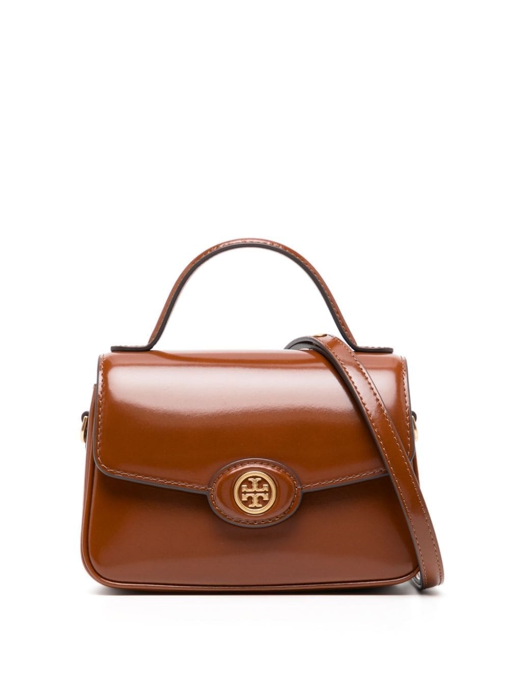 Tory Burch Robinson logo-plaque shoulder bag