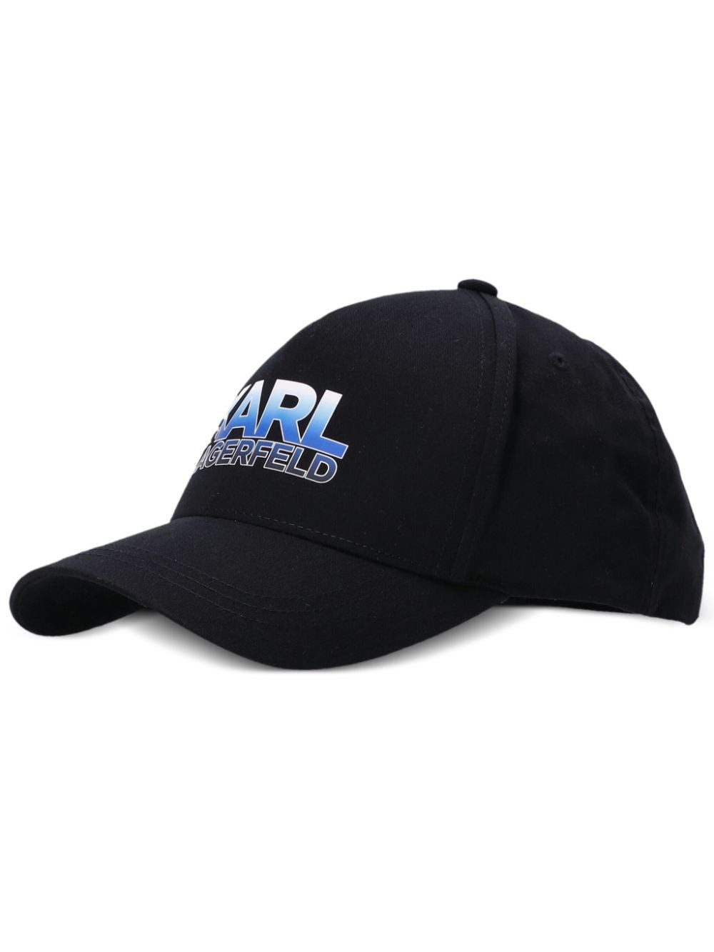 Karl Lagerfeld logo-print cotton-blend baseball cap