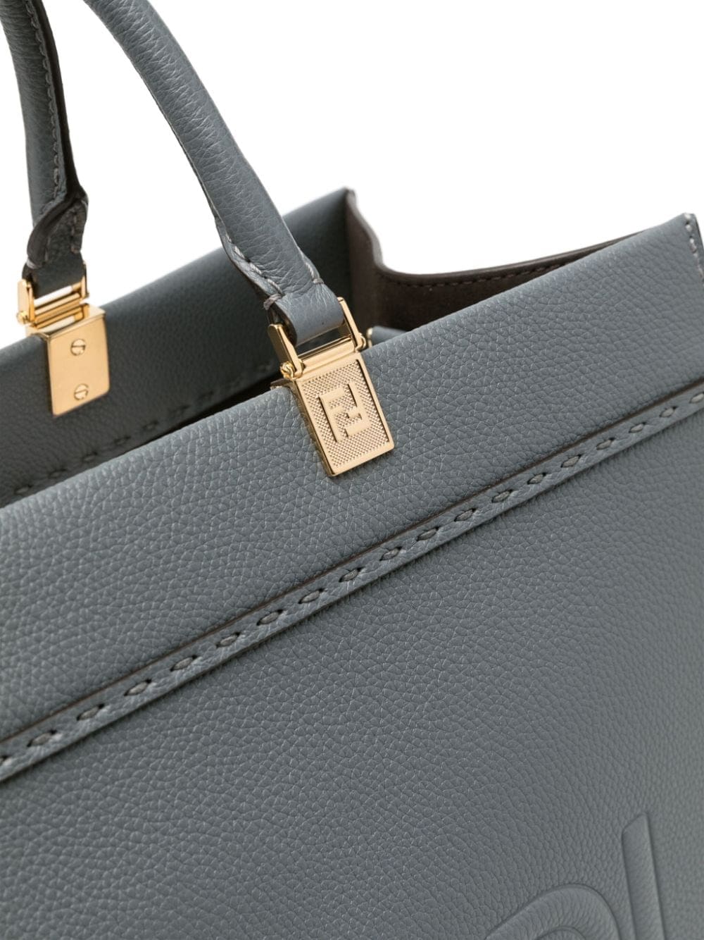 FENDI medium Sunshine leather tote bag - Image 4