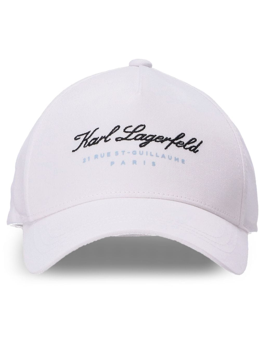 Karl Lagerfeld logo-embroidered baseball cap