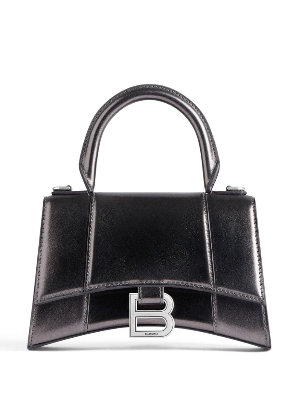 Balenciaga Hourglass XS metallized crossbody bag
