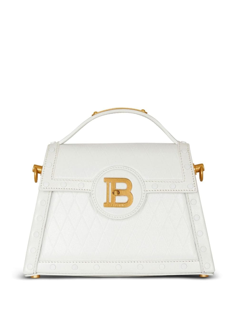 Balmain B-Buzz leather crossbody bag