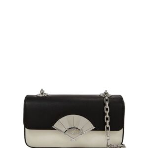 Karl Lagerfeld Signature Fan leather crossbody bag