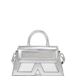 Karl Lagerfeld Ikon K metallic crossbody bag
