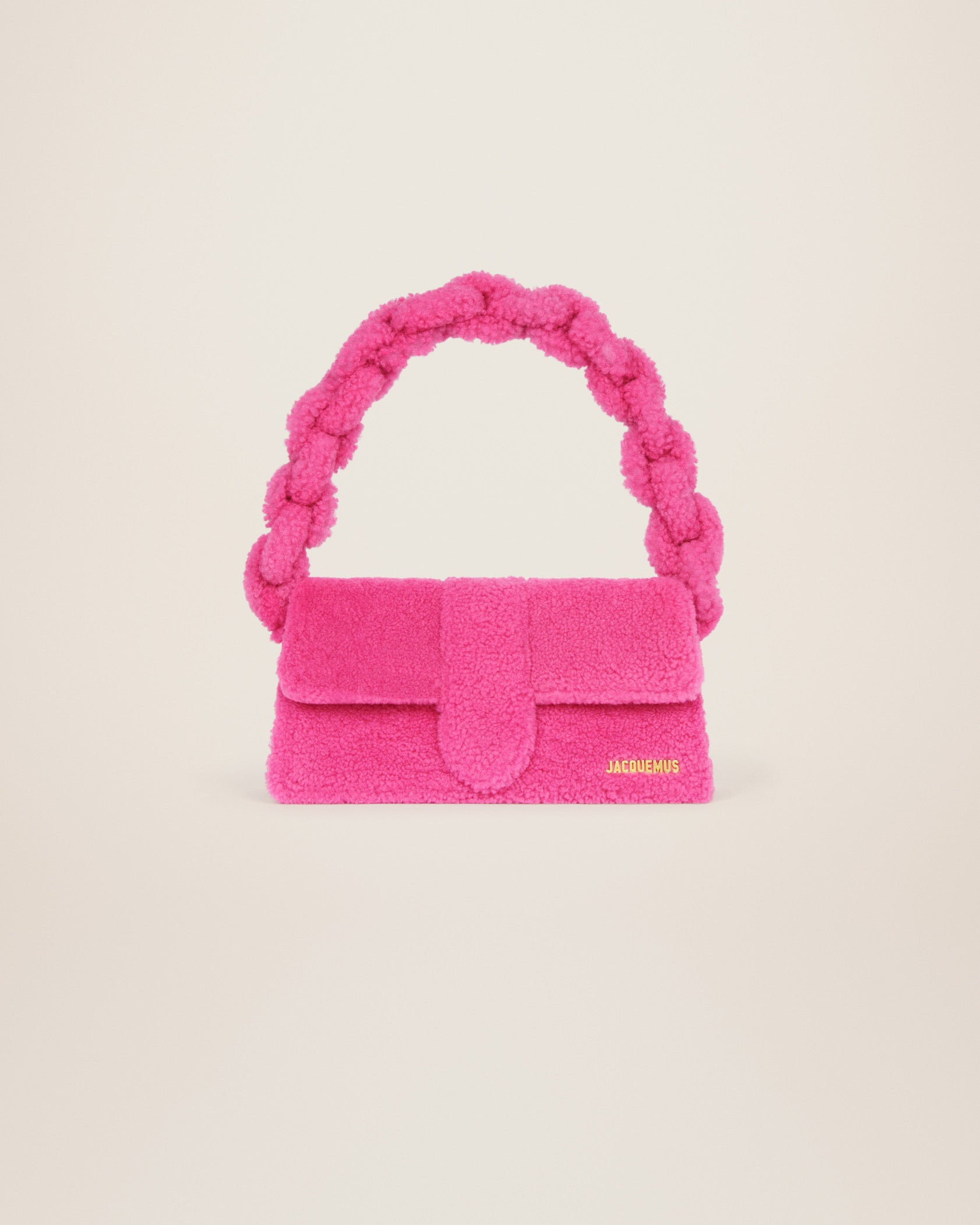Jacquemus Le Bambidou Shearling flap bag. - Image 2