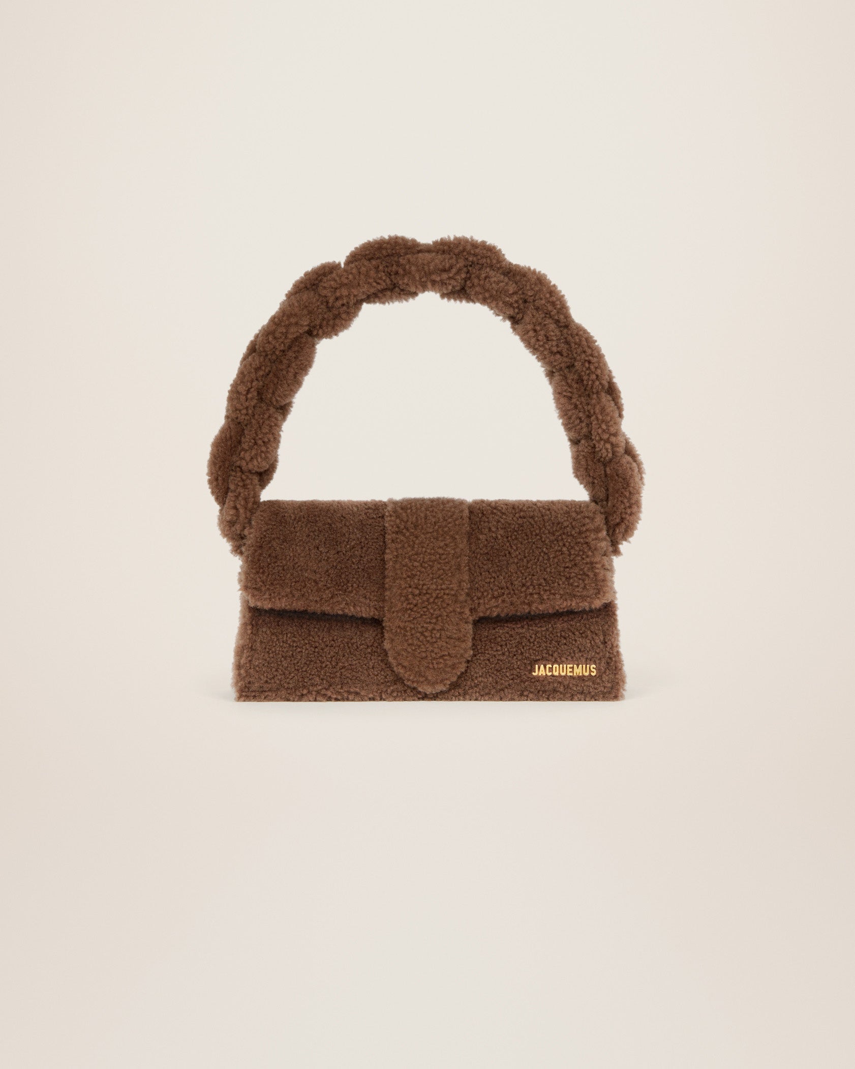 Jacquemus Le Bambidou Shearling flap bag. - Image 2