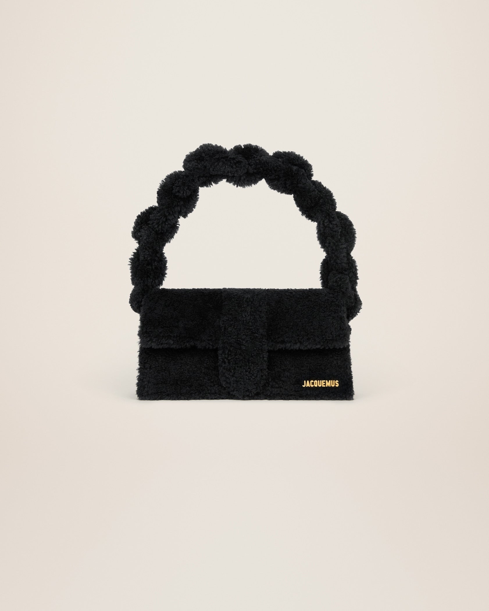 Jacquemus Le Bambidou Shearling flap bag. - Image 2