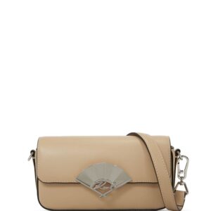 Karl Lagerfeld Signature Fan leather crossbody bag