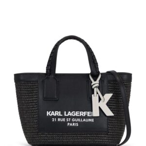 Karl Lagerfeld RSG raffia tote bag