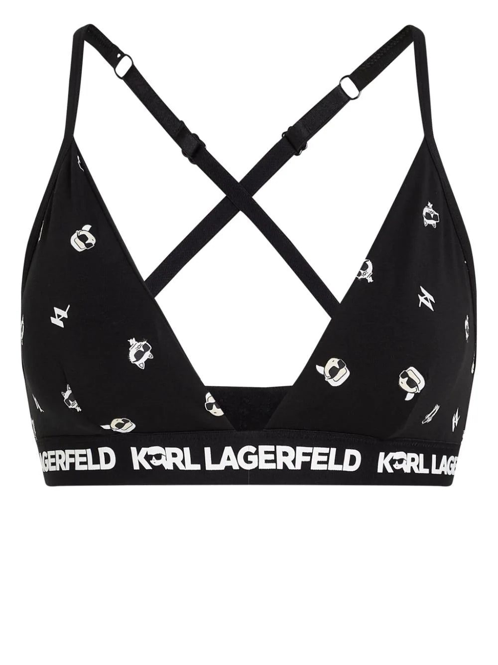 Karl Lagerfeld Ikonik 2.0 padded bralette
