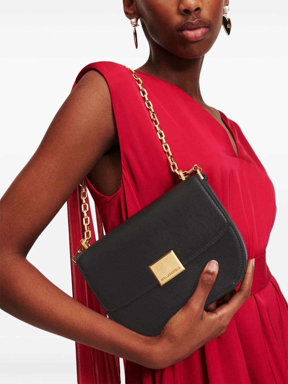 Karl Lagerfeld K/Forever leather crossbody bag - Image 2