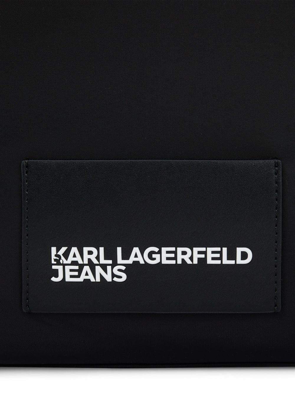 Karl Lagerfeld Jeans logo-appliqué roll-top backpack - Image 4