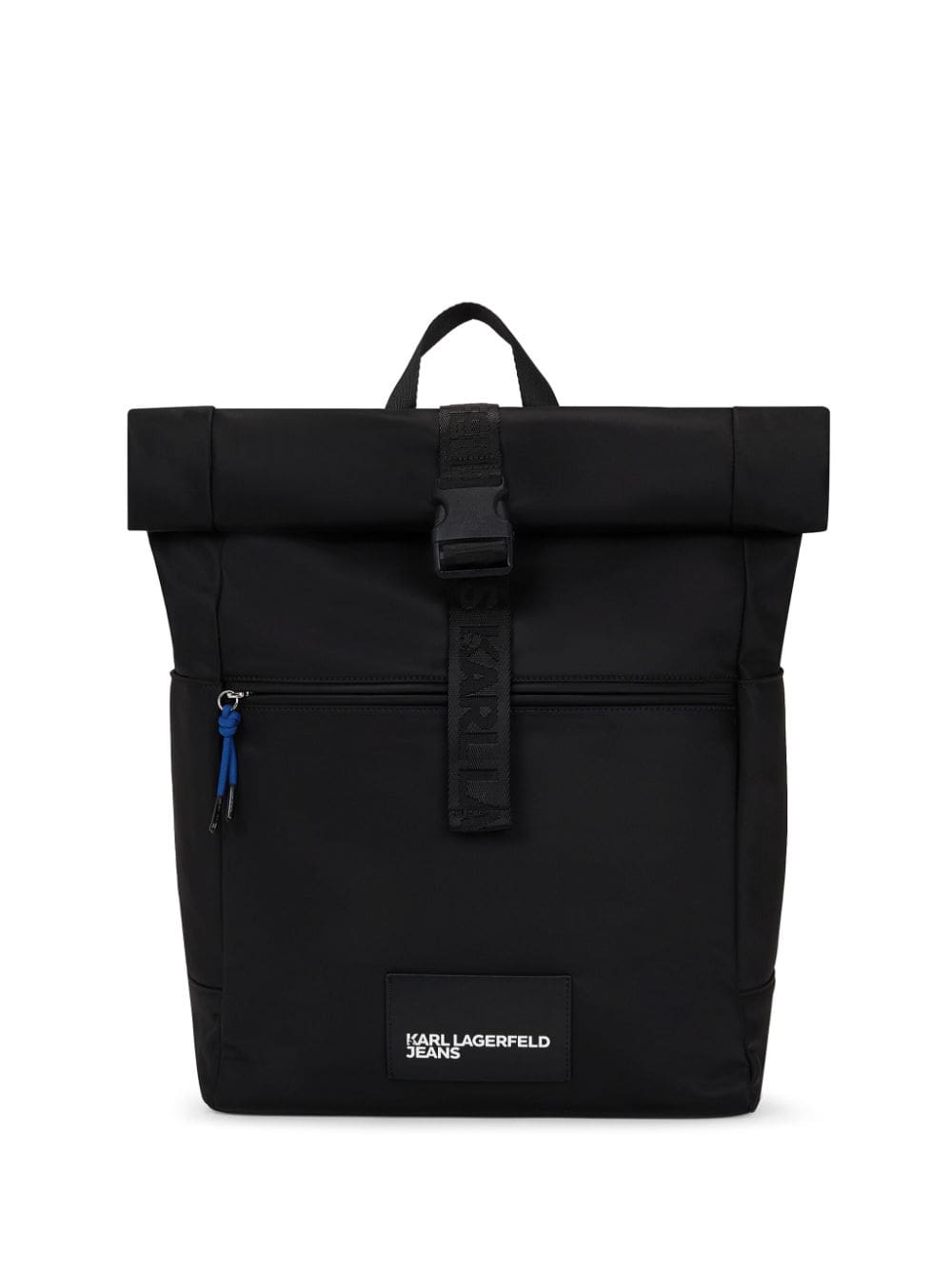 Karl Lagerfeld Jeans logo-appliqué roll-top backpack