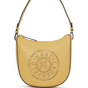 Karl Lagerfeld K/Circle Moon perforated-logo shoulder bag