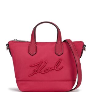 Karl Lagerfeld small K/Signature logo-appliqué tote bag
