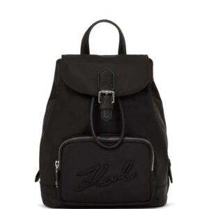 Karl Lagerfeld Signature Flap backpack