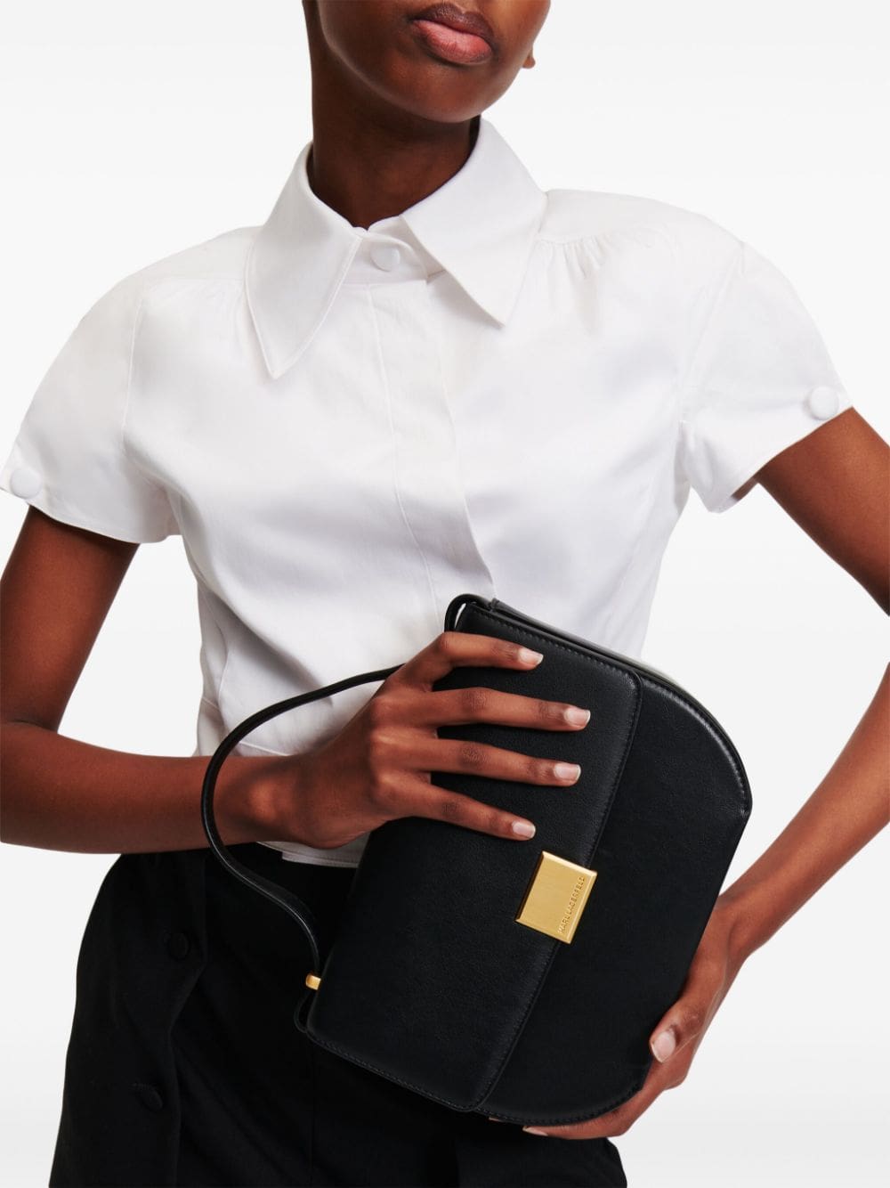 Karl Lagerfeld K/Forever leather crossbody bag - Image 2