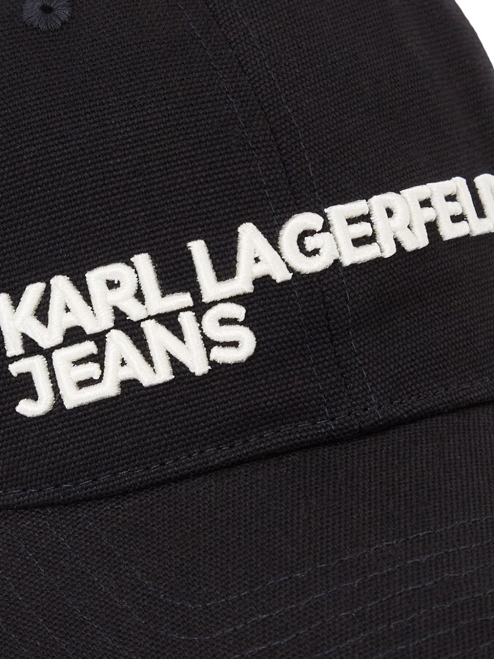 Karl Lagerfeld Jeans logo-embroidered baseball cap - Image 3